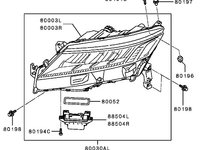 Lampa led stanga dreapta pentru Mitsubishi ASX, an 2019 8301C871 -8301C872