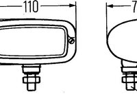 Lampa mers inapoi 2ZR 001 193-011 HELLA