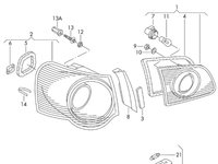 Lampa numar Audi A4 B8 (8K) Avant 2011 2.0 TDI OEM 8T0943021