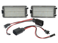 LAMPA NUMAR INMATRICULARE LED fata stanga/dreapta noua SEAT TOLEDO III 5P2 an 2004-2009