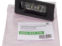 Lampa Numar Inmatriculare Led Oe Skoda Octavia 3 2012→ 000052110