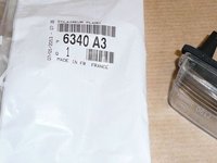 Lampa numar inmatriculare originala citroen berlingo,peugeot 206,207,308,406,407,5008,partner