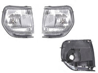 Lampa pozitie Toyota Land Cruiser (Fj80/Fj82), 01.1989-05.1996, fata, Stanga+Dreapta, W5W, transparent, silver, cu suport becuri, tuning, DEPO