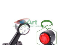 Lampa rotativa LED gabarit cu brat 45 grade FR1104 mini