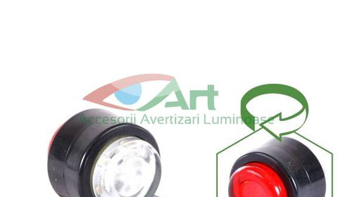 Lampa rotativa LED gabarit cu brat scurt FR11