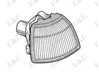 Lampa Semnal - Opel Vectra A 1992 , 53402