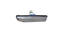 Lampa semnalizare aripa BMW Seria 3 (E36), 1996-03.2000, X5 (E53), 01.1999-10.2006, TYC, fata, partea stanga, alb, cu mufa bec,