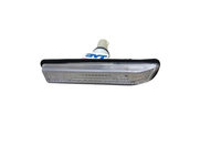 Lampa semnalizare aripa BMW Seria 3 (E36), 1996-03.2000, X5 (E53), 01.1999-10.2006, TYC, fata, partea dreapta, alb, cu mufa bec,