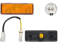 Lampa semnalizare aripa Iveco Daily, 03.1990-12.1998, cu suport bec, cu cablaj, 4347159, Stanga = Dreapta