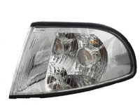 Lampa semnalizare fata Audi A4 (B5) model S4 1994-1998/, BestAutoVest partea stanga silver-transparent , cu suport bec