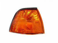 Lampa semnalizare fata BMW Seria 3 E36, 12.1990-03.2000 Sedan, Compact, Combi, partea Dreapta, portocalie, fara suport becuri, TYC