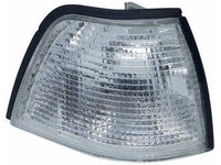 Lampa semnalizare fata BMW Seria 3 E36, 12.1990-03.2000 model Coupe/CabRio, partea Dreapta, alba, fara suport becuri, TYC