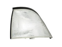 Lampa semnalizare fata BMW Seria 3 E36, 12.1990-03.2000 model Coupe/CabRio, partea Stanga, alba, fara suport becuri, TYC