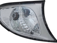 Lampa semnalizare fata Bmw Seria 3 (E46) Sdn/Combi,10.2001-06.2005, Dreapta, omologare ECE, semnalizator alb, cu rama cromata, Depo, 63136915378, 63137165854