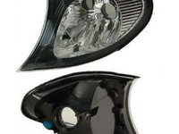 Lampa semnalizare fata Bmw Seria 3 (E46) Sedan/Combi 10.2001-06.2005 BestAutoVest partea stanga , alba cu reflector negru