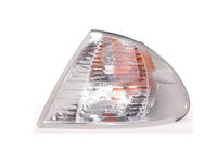 Lampa semnalizare fata BMW Seria 3 (E46), Sedan/Combi, 06.1998-09.2001, model COMBI, SEDAN, DEPO, fata, partea stanga, tip bec PY21W, alb, cu mufa bec,