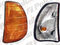 Lampa semnalizare fata Mercedes W123, 01.1975-12.1985, partea Dreapta, Fata, P21W, galben, cu soclu bec, Omologare: ECE, DEPO