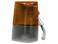 Lampa semnalizare fata stanga portocaliu/transparent P21W MITSUBISHI PAJERO I 2.3D-3.0 12.82-12.91 12.82-11.90 DEPO 214-1507L