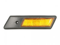 Lampa semnalizare laterala BMW Seria 3 E30, 10.1987-04.1994, E36 1990-1995, Seria 5 E34 1987-1996, Seria 6 E24 1978-1989, Seria 7 E32 1986-1994, partea Dreapta, portocalie, fara suport becuri, Depo