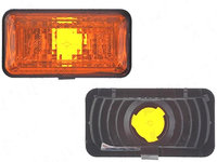 Lampa semnalizare laterala Seat Toledo, 1991-1995, Ibiza/Cordoba (6k), 1993-1995 , VW Golf 3 (1H), 1991-1995, Vento, 1992-1995, Stanga = Dreapta, soclu curbat, rectangular, W5W, portocaliu, fara suport becuri, TYC