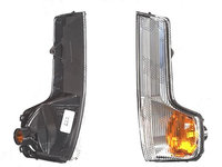 Lampa semnalizare oglinda exterioara Iveco Daily, 07.2014-, fata, Dreapta, oglinda cu brat scurt, W16W, alb cu insertie galbena , OEM/OES