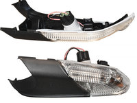 Lampa semnalizare oglinda Skoda Octavia 2 1Z3/1Z5 2004-12.2012, partea stanga, semnalizator cu lumina perimetru , cu lumina inferioara , 1Z0949101D , OLSA Italia