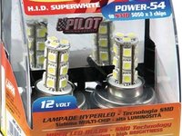 Lampa set 2 becuri multi-led H4 12V, 18SMD leds