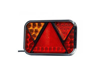 Lampa spate 200x130, LED, 6 functii, cu numar si ceata, Cod:FT-270 L TB PM Fristom