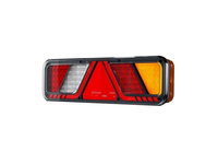 Lampa stop 450x138, 24V, LED, 6 functii, ceata, mers inapoi, cu triunghi, stanga/dreapta Cod: FT-700-066 - R-Dreapta