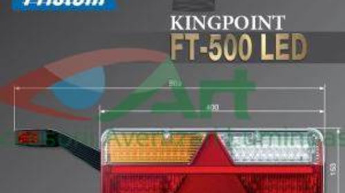 Lampa stop 6 functii dreapta Kingpoint FT-500-235LED+gabarit FT-145 Fristom