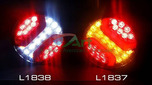 Lampa stop cu 3 functii hamburger LED tip neon- Vaelart1837 FI12.2