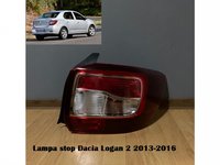 Lampa stop dreapta noua cu soclu si becuri Dacia Logan 2 2013-2016 Elba OEM 265501454R