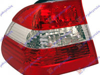 LAMPA STOP SPATE BMW SERIE 3 E46 1998->2005 Lampa spate stanga exterioara rosu/alb, ptr Sedan (E46 Sedan/Break 10.01-11.05) PIESA NOUA ANI 2001 2002 2003 2004 2005