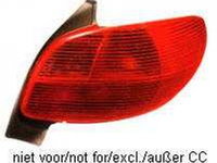 LAMPA STOP SPATE PEUGEOT 206 1998-> Lampa spate stanga ->2005 03, exclus 206 CC PIESA NOUA ANI 1998 1999 2000 2001 2002 2003 2004 2005 2006 2007 2008