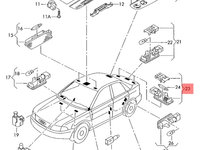 Lampa torpedou Audi A4 8E 2006 2007 Sedan OEM 8E0947101