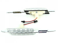 Lampi Laterale Led Semnalizare Transparente Compatibile Bmw Seria 3 E46 1998-2001 2D/4D/5D Cod ART-7133 270317-20