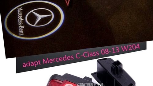 Lampi led dedicate usi cu logo Mercedes C-Cla