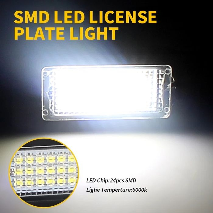 Lampi LED numar Audi A1 A4 B8 A5 A6 A7 Q