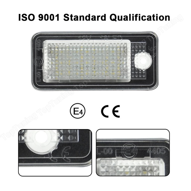Lampi led numar Audi A3,A4,A6,Q7,A8