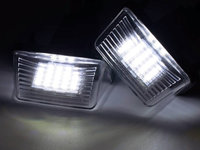 Lampi LED numar dedicate Canbus Peugeot 206 207 etc. Citroen C3 C4 C5