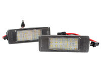 Lampi led numar inmatriculare Nissan Qashqai anul de productie 2007-2014