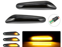 Lampi LED semnalizare dinamica BMW E36 E46 E60 E81 E82 E87 E88 E90 E91 E92 E93 X1 X3 X5