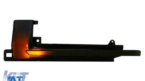 Lampi LED Semnalizare Dinamice compatibil cu Audi A3 8P A4 B8 A5 8T A6 C6 (2008-2010) Q3 8U (2011-2017) Fumuriu