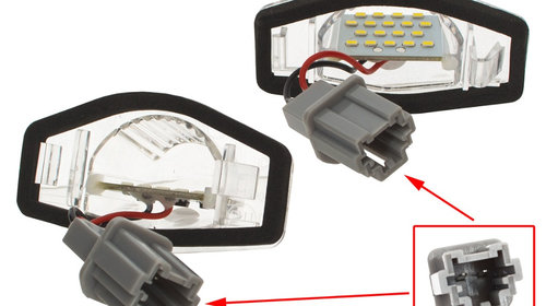 Lampi numar Honda Civic VIII Sedan anul de productie 2006-2011 LED-URI