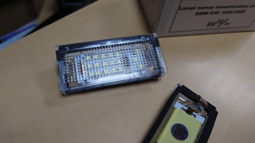 Lampi numar inmatriculare cu led BMW E46 1998-2005