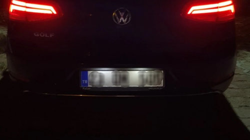 Lampi numar inmatriculare cu led VW Golf 7 Passat B7 CC EOS Scirocco Polo 6R Beetle