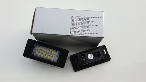 Lampi Numar LED BMW E39 E82 E88 E90 E91 E92 E