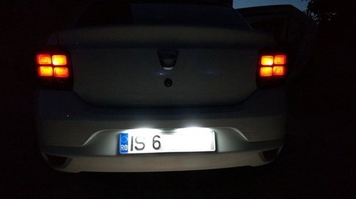 Lampi numar LED dedicate DACIA Logan 2 Facelift 2017 (Vinstar)