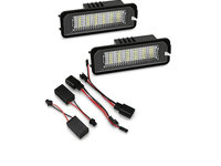 Lampi numar LED pentru VW Eos, Golf 5 / 6 / 7 , Passat B6 / B7, Passat CC, Polo , set 2 bucati