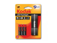 Lanterna KODAK 9 LED-URI, 46 lumeni, raza de actiune 25 m, IP62,3 baterii AAA ,diverse culori - Negru AL-260723-13-2